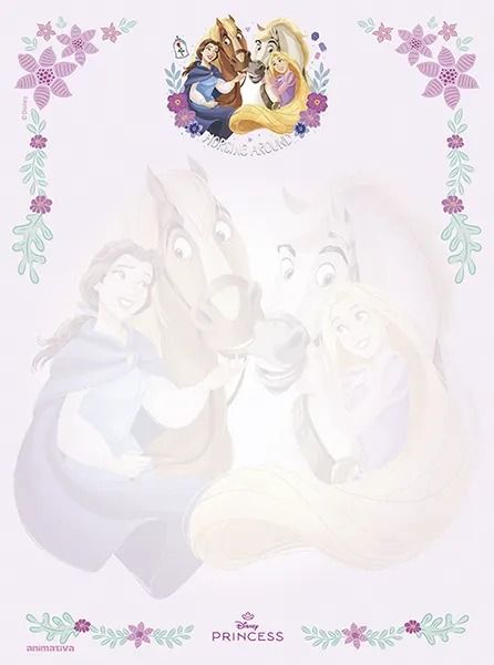 PAPEL DE CARTA PRINCESAS C/8FLS